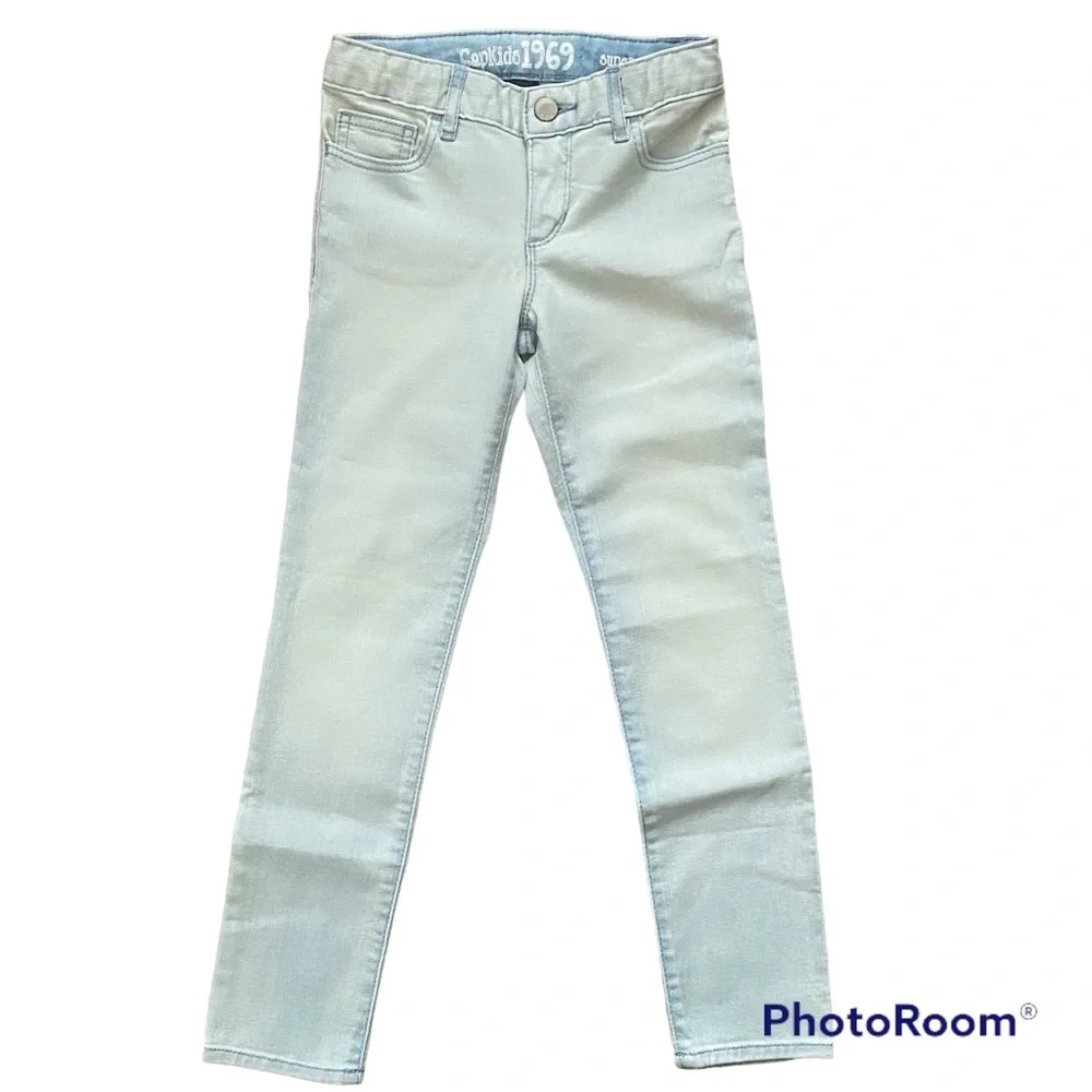GAP Girls Super Skinny Light color blue jeans Size7 NWT